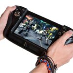 Tablet Wikipad com controle para jogos