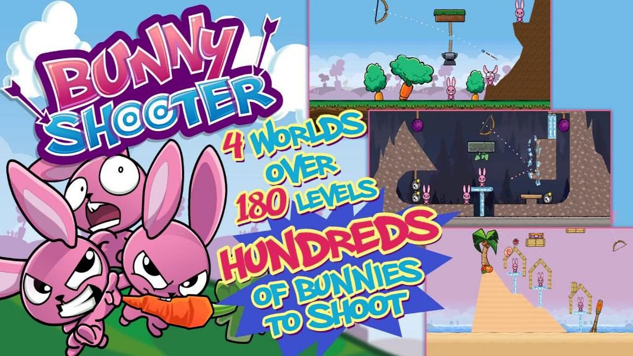 Bunny Shooter é um jogo no estilo Angry Birds