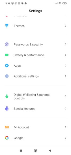 MIUI 11 2020 mudar idioma