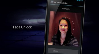 reconhecimento facial Android 4.0