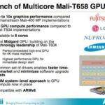 Mali t658 GPU Slide
