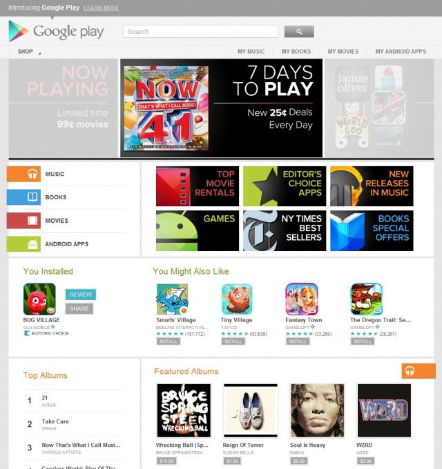 Google Play Web