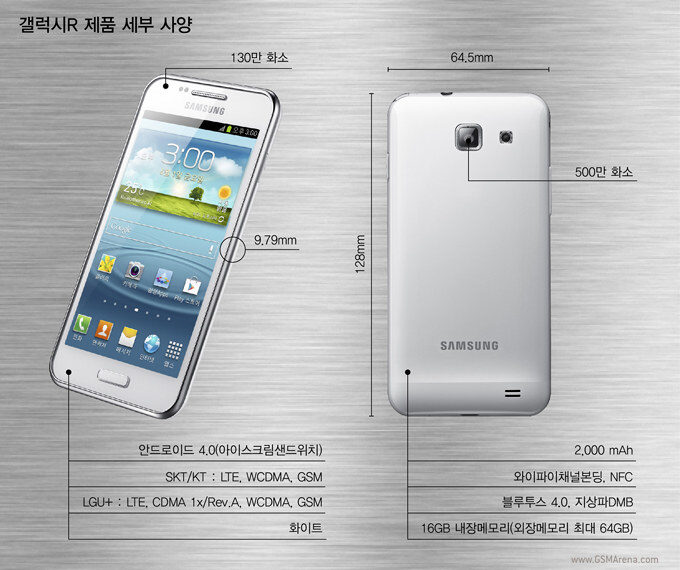 Anunciado novo Galaxy R Style para a Coreia do Sul
