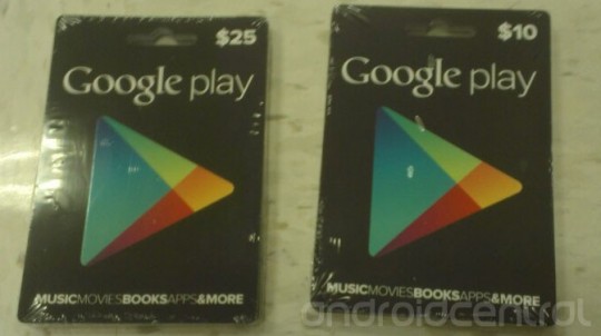 Google Play Cartão-presente