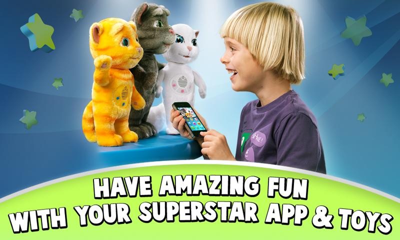 Bonecos do Talking Tom, Ginger e Angela