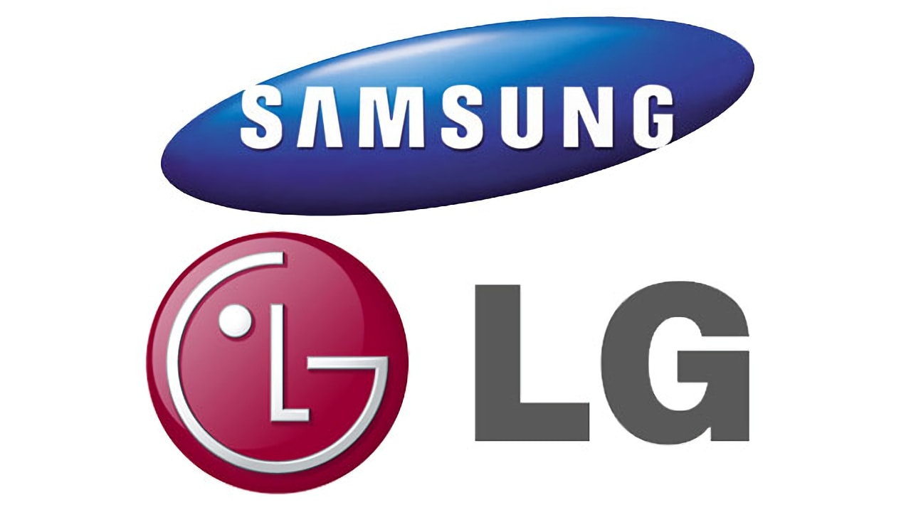 LG e Samsung Logo