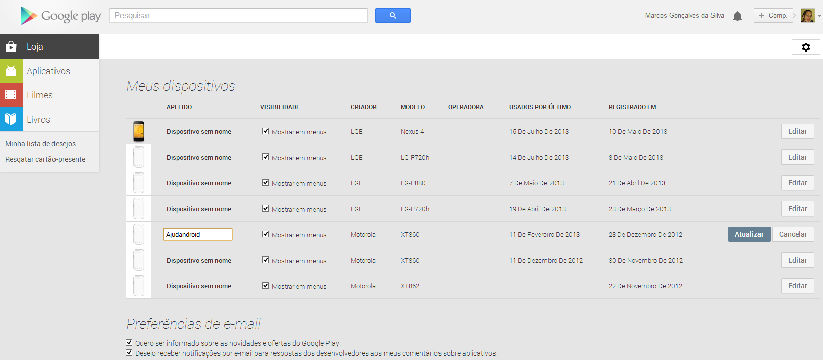 google-play-web-versao-nova-configuracoes