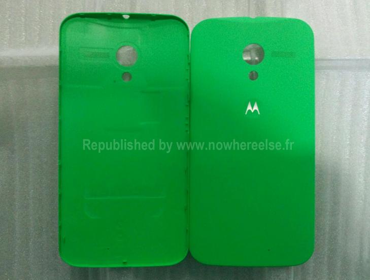 Moto x capa traseira verde