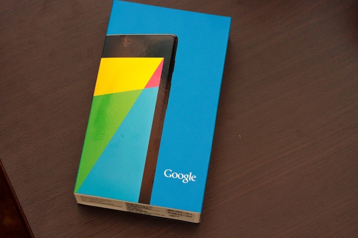Nexus 7 2013 caixa