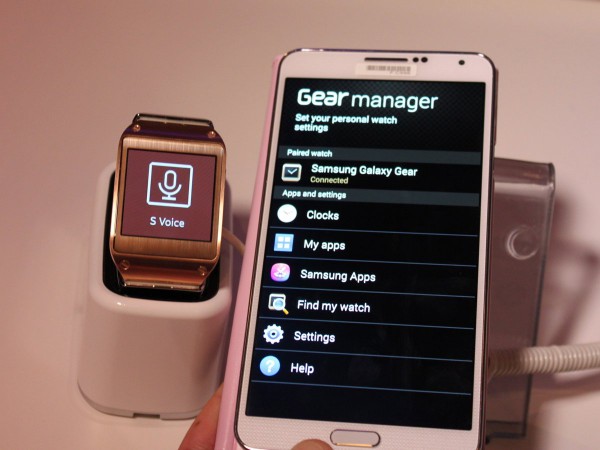 Galaxy Gear e Galaxy Note 3