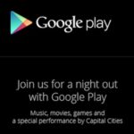 Google play evento