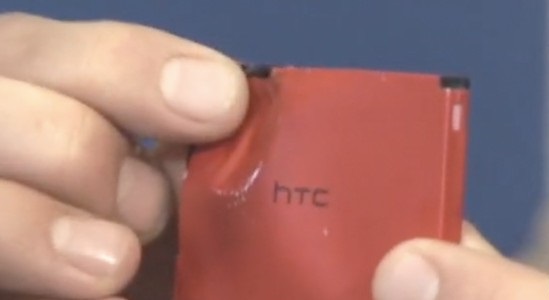 HTC Evo 4G com tiro