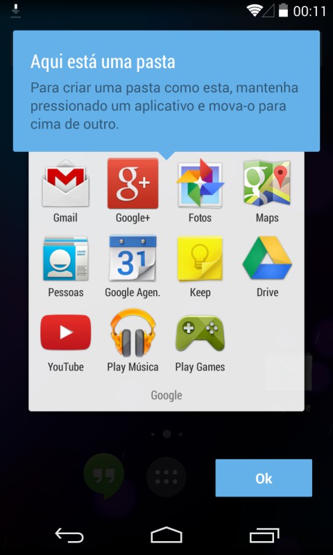 Android 4.4 KitKat aplicativos Google