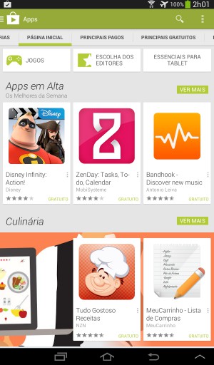 Google Play tablet essenciais tablets