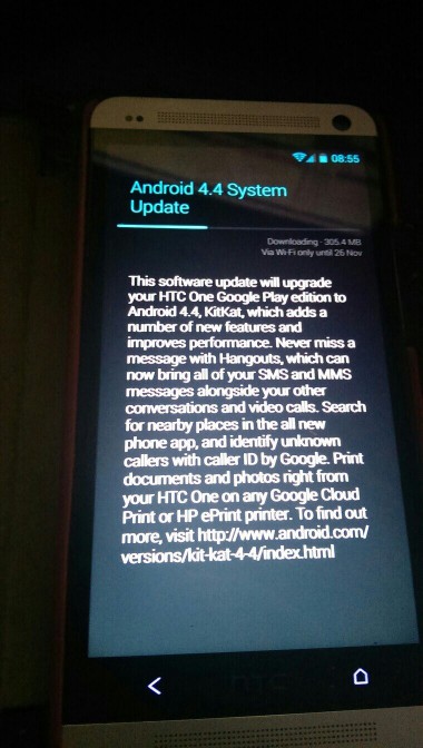 HTC One Google Edition atualização Android 4.4 KitKat