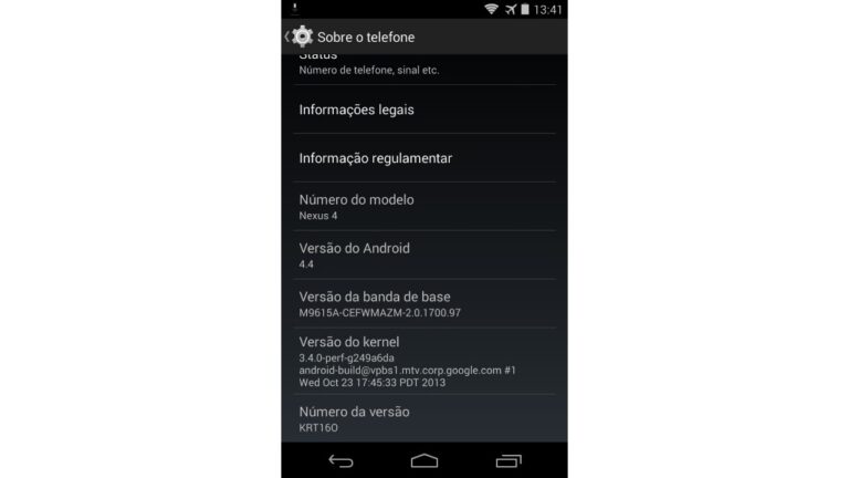Nexus 4.4 Android KitKat
