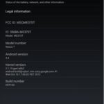 Nexus 7 Android 4.4 KRT16S