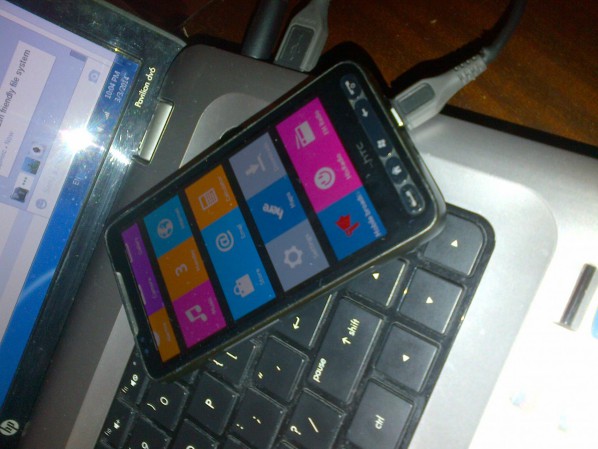 HTC HD2 com Android modificado da Nokia