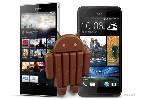 Sony Xperia Z Ultra e HTC Butterfly S começam a receber Android 4.4