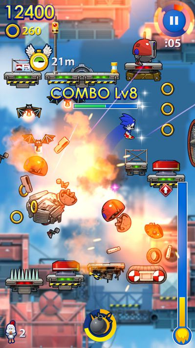 Sonic Jump Fever para Android