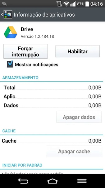 Desabilitar ou habilitar aplicativos no Android