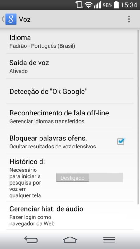 Comando Ok Google Brasil
