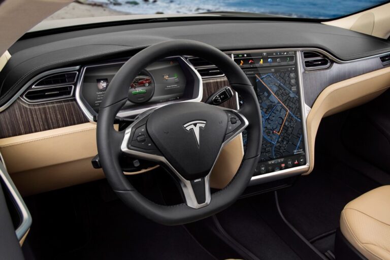 Tesla Model S painel