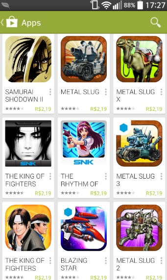Promoção SNK Playmore Google Play
