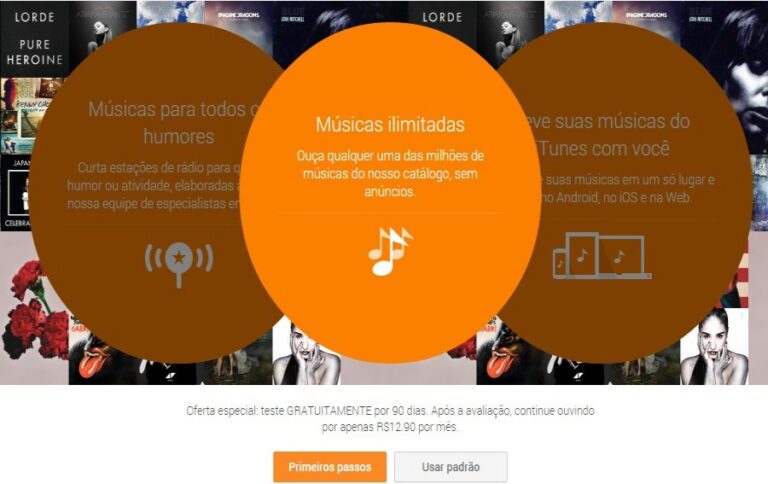 Google Música Ilimitada Brasil