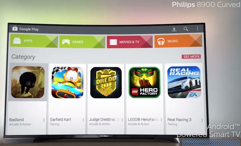 Philips 55PUS8909C/12 á a primeira TV curva 4K com sistema Android