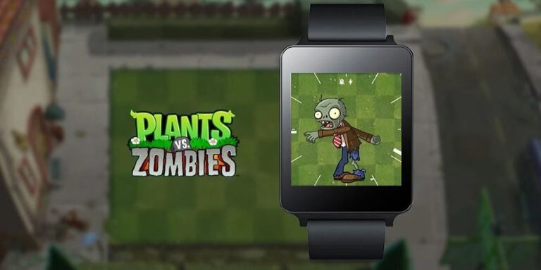 Plants vs Zombies relógio Android Wear