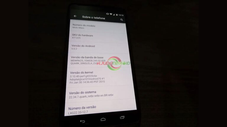Moto Maxx sobre o telefone Android 5.0 Lollipop