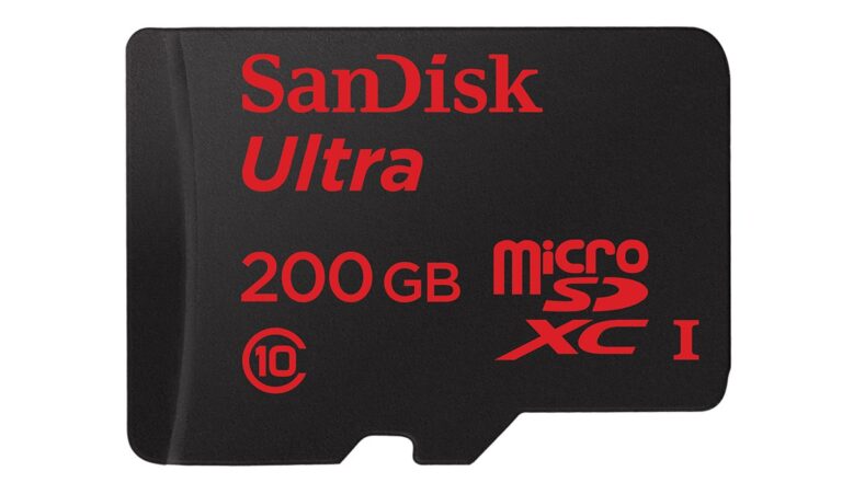 SanDisk anuncia cartão microSD de 200GB