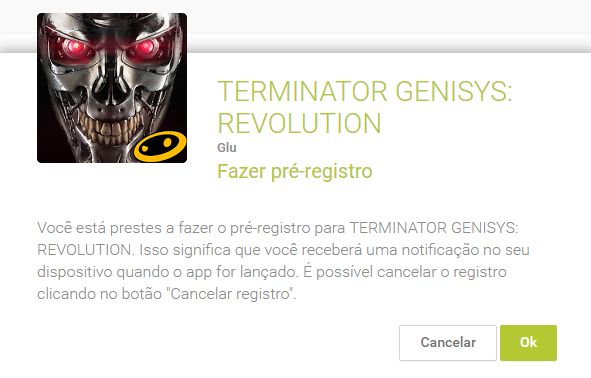 Pré-registro Google Play