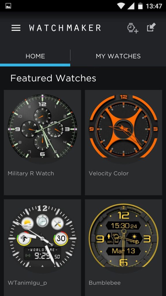 watch faces android wear 2.0