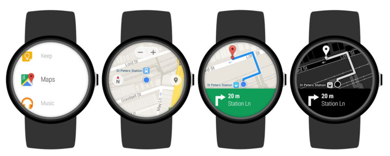 Android Wear Google Maps