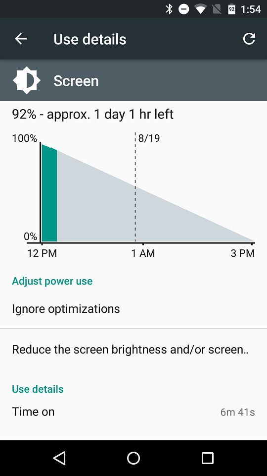Android 6.0 Marshmallow bateria mAh