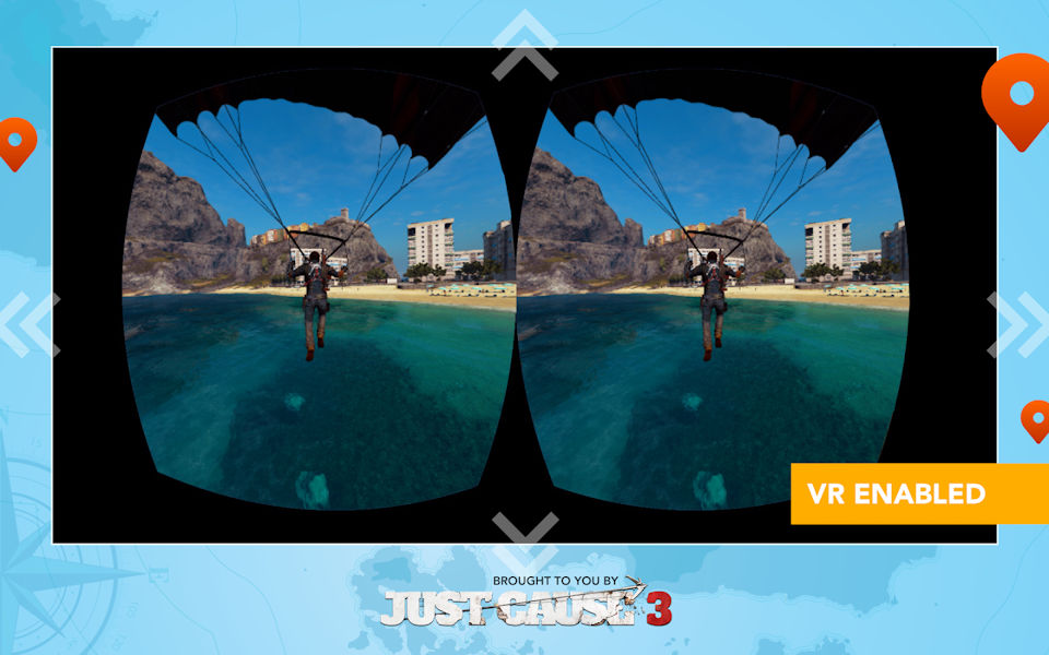 Just Cause 3: WingSuit Tour é aplicativo de realidade virtual para o Android