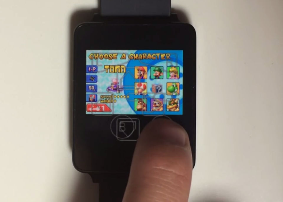 Vídeo: Game Boy Advance é emulado em relógio inteligente com Android Wear