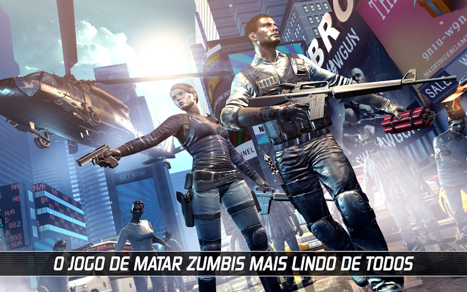 Unkilled novo jogo de ação para Android com muitos tiros e zumbis