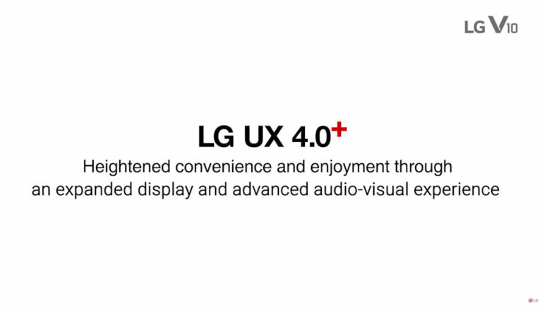 Personalização LG UX 4.0+