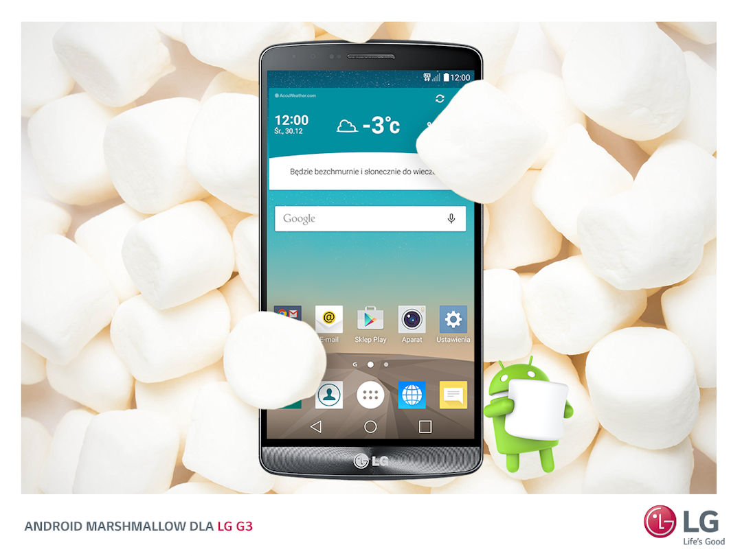 LG G3 Android 6.0 Marshmallow