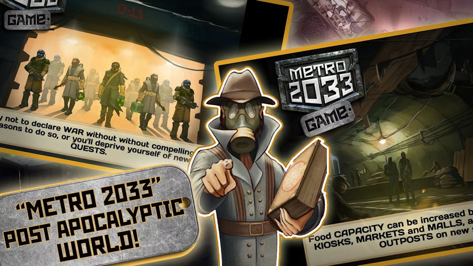 Metro 2033: Wars chega ao Android no estilo RPG