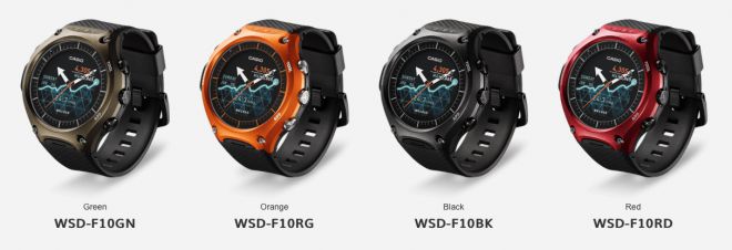 Android Wear Casio WSD-F10 