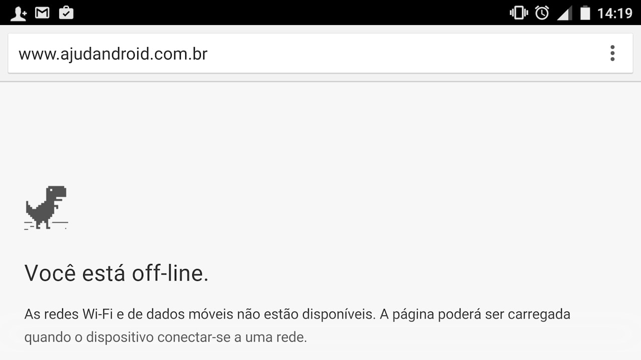 Jogo Dinossauro Google Chrome