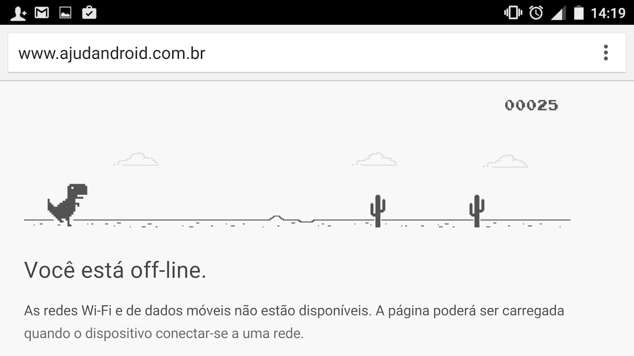 Jogo Dinossauro Google Chrome