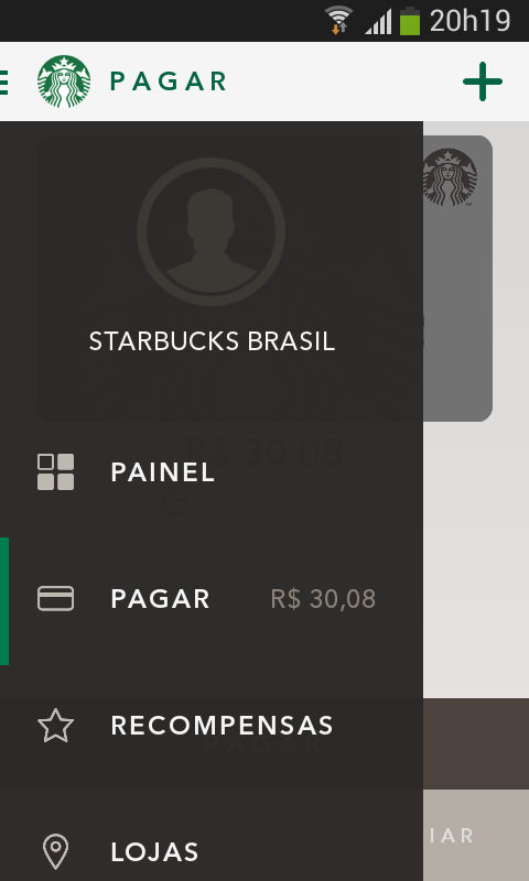 Aplicativo Starbucks Brasil