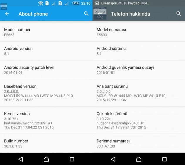 Xperia M5 e Xperia M5 Dual Android 5.1 Lollipop