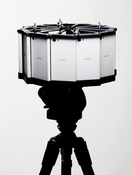 Xperia Z5 Compact 12 aparelhos para vídeo 4K em 360 graus