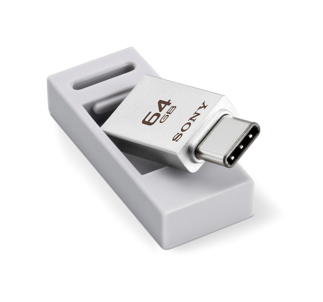 Novo drive USB Android da Sony vem de fábrica com conector USB Tipo C